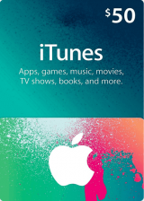 Official Apple iTunes Gift 50 USD