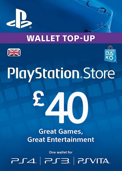 Official Play Station Network 40 GBP UK Play Station Network 40 GBP UK