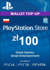 URcdkeys.com, Play Station Network 100 PLN PL Official Play Station Network 100 PLN PL
