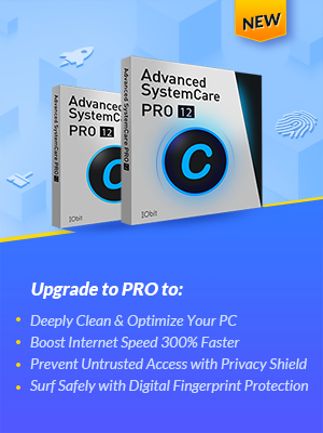 Advanced SystemCare 12 PRO 3 PCs 1 Year IObit Key Global