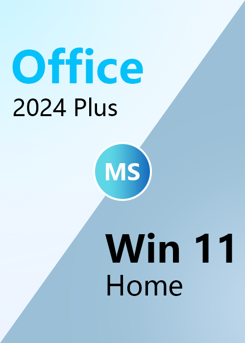 MS Win 11 Home OEM + MS Office2024 Professional Plus CD Key Pack