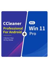 Official CCleaner Professional For Android 1 Device 1 Year CD Key Global+MS Win 11 Pro  Pack