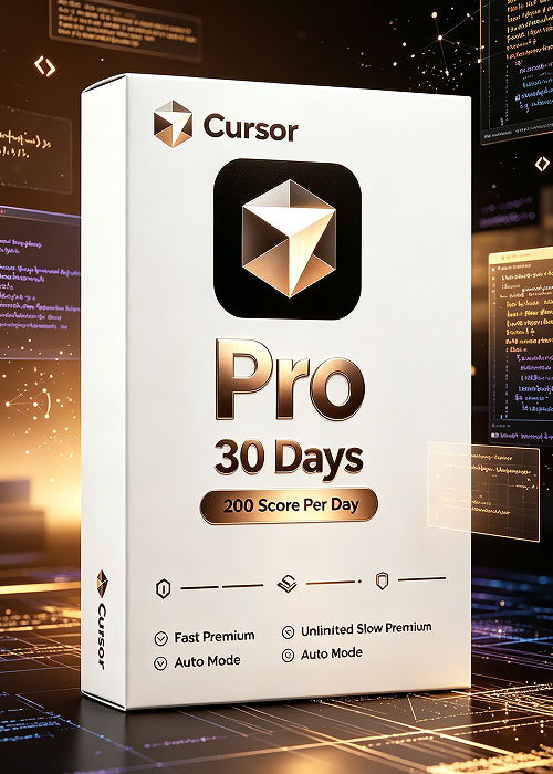 urcdkeys, Cursor Pro 30 Days 200 Score Per Day