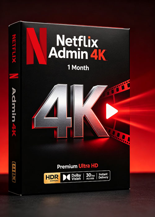 urcdkeys, Netflix Admin 4K 1Month