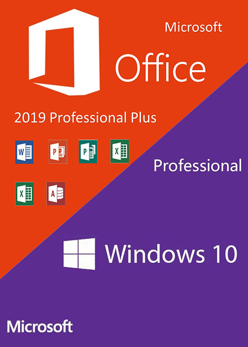 Win10 PRO OEM + Office2019 Professional Plus Key