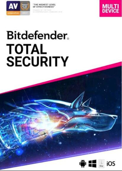 Bitdefender Total Security 5 PC 1 Year Key Global